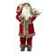 Glitzhome® 35.5" Faux Fur Traditional Christmas Santa Figurine